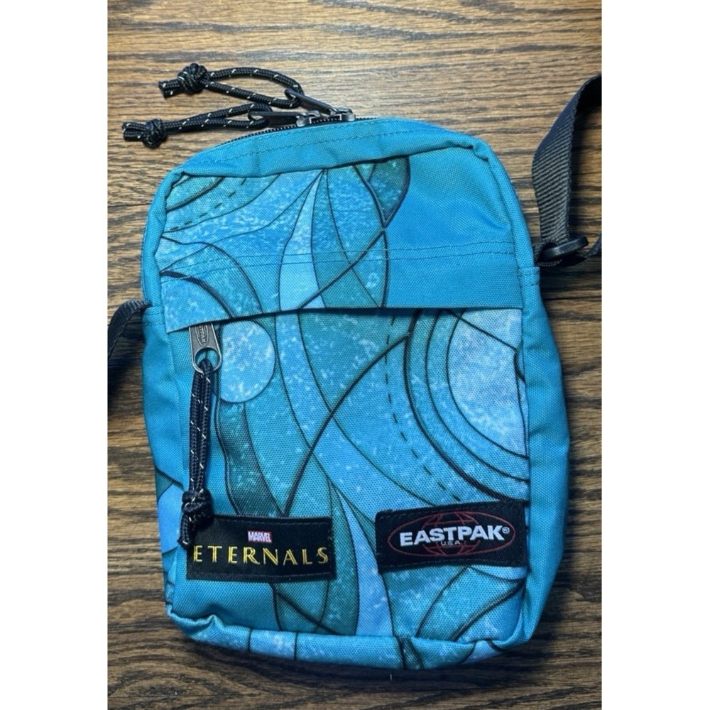 Eastpak X Marvel Eternals Crossbody Bag Teal Mini Nylon Shoulder Comics Movie